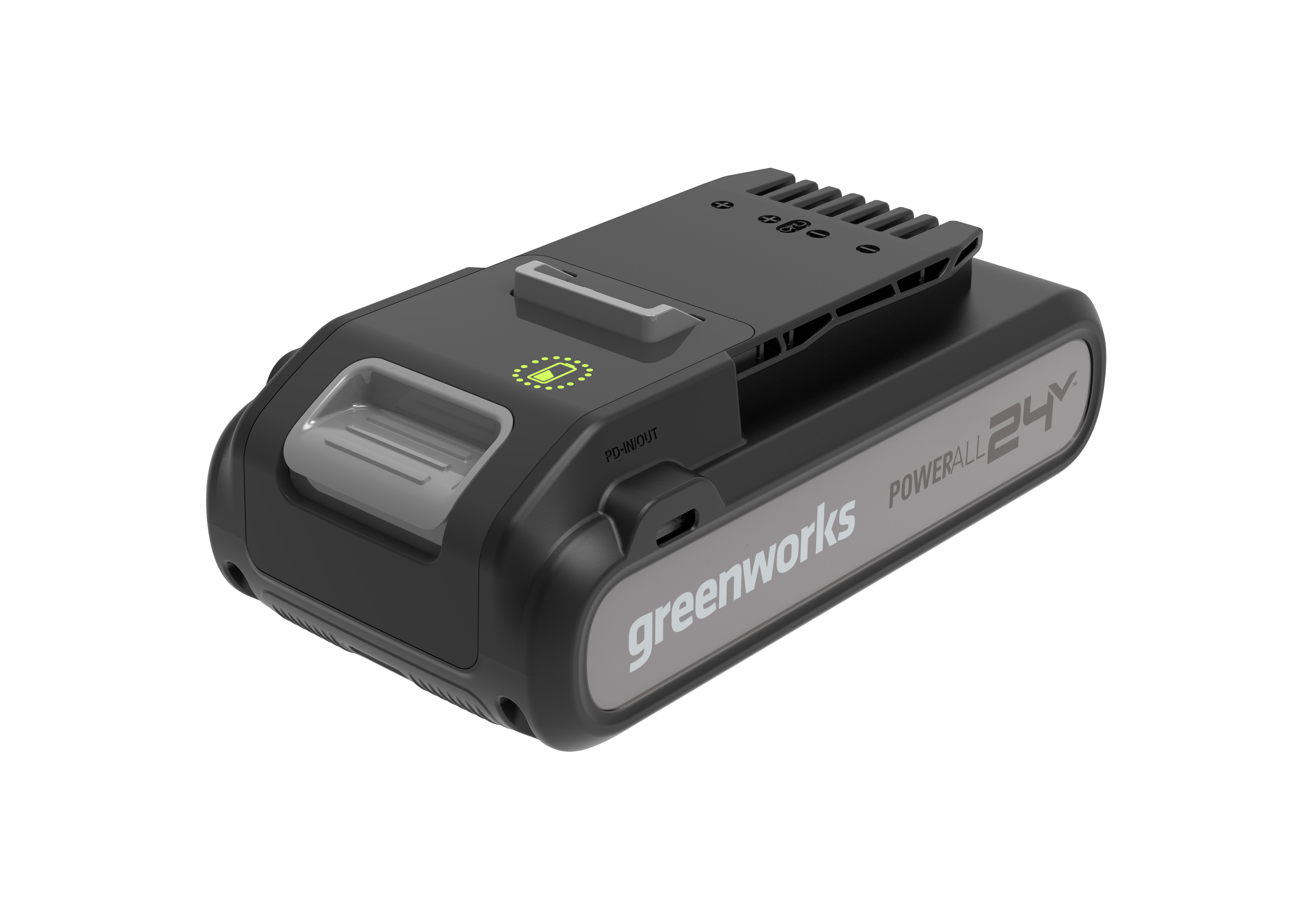  Аккумулятор 24В 4А*ч с двумя USB-C разъемами GreenWorks  2940407