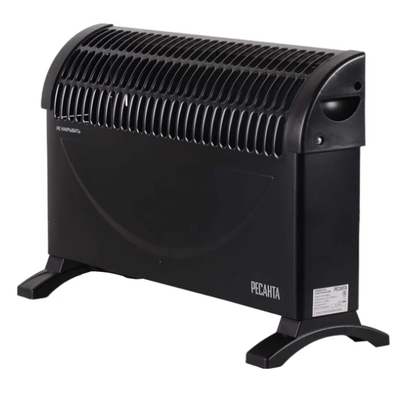  Конвектор электр 2,0кВт ОК-2000СЧ стич черный Ресанта 67/4/36