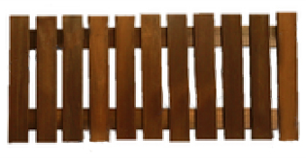  Решетка деревянная напольная №1 термо 1000х500 А242