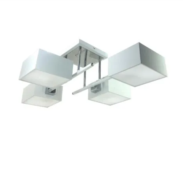  Люстра 60Вт 4*Е27 1175/4 модерн WT+CR+WT ф AL