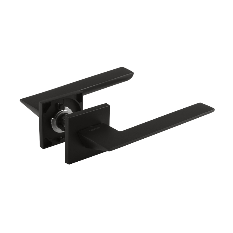  Ручка дверная 130К Slim черный 18616 Нора-М*