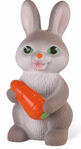  Игрушка резиновая Кролик С-691 огонек