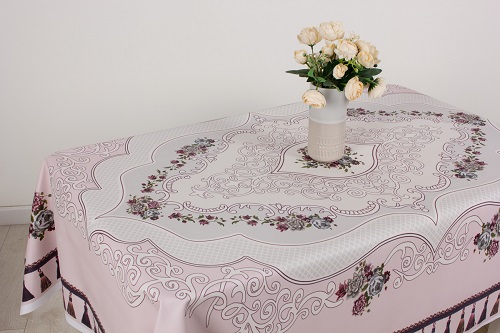  Скатерть 140*180см Семейные традиции тиснение 14892
