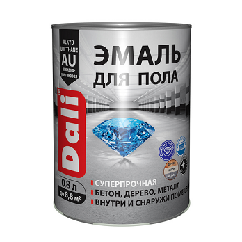  Эмаль для пола серая 0,8л арт. 12305 Рогнеда