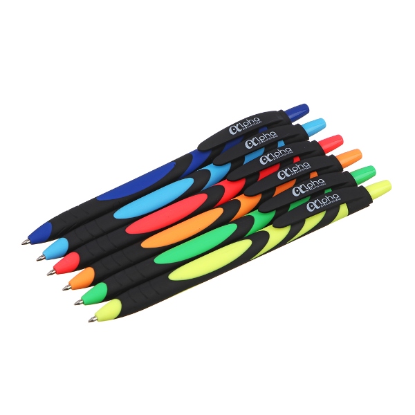  Ручка шариковая син. 0,7мм ClipStudio 6 цв 626-060