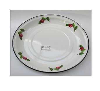  Блюдо эмалированное 4,5л белая Вишневый сад 43004-152/4