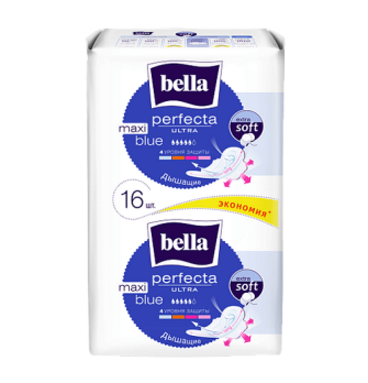  Прокладки 16 шт* Белла perfekta ultra Blue Maxi
