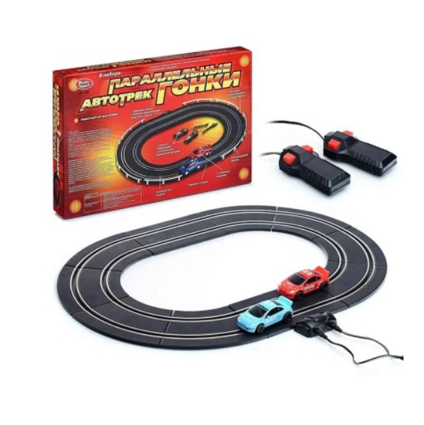 Автотрек 0807 Парралельные гонки в коробке 