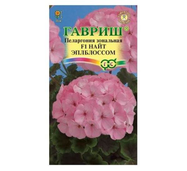  Пеларгония Найт Эплблоссом F1 зональная 4шт Гавриш