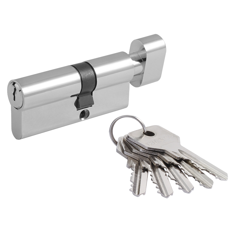  Сердцевина замка 70мм ключ/верт перф хром STD AL ЛВ-70 (40*30в) 19129 Нора-М