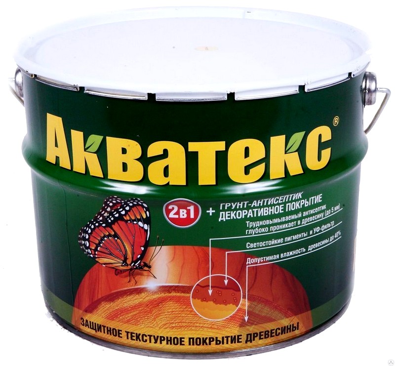  Защитно-декоративное покрытие Акватекс Рябина 10л арт.90206 Рогнеда