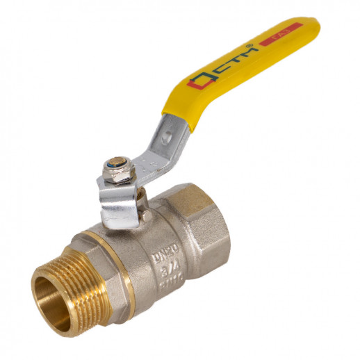  Кран шаровой 3/4" г/ш газовый рычаг CGFMH034