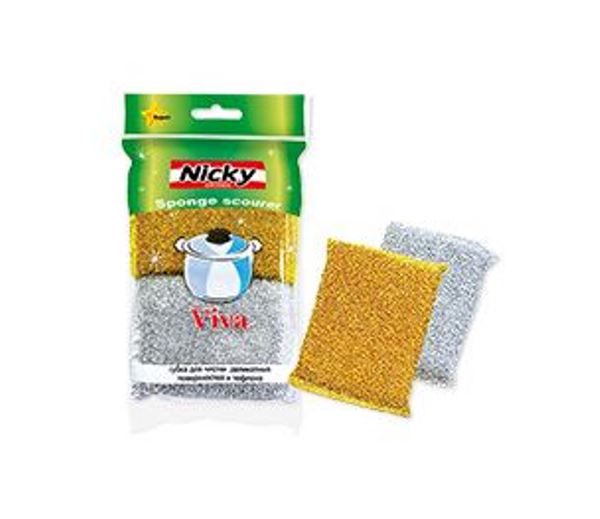  Губка для тефлона и делик.поверх 2шт VIVA Nicky Home 71520