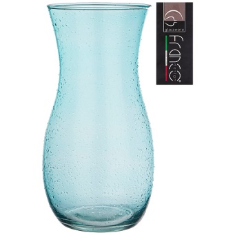  Ваза для цветов 26см Claudia Azure Drops 316-1754