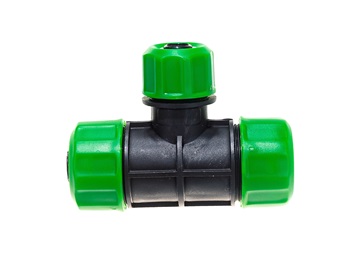  Тройник для шланга 1/2*3/4*3/4 RW-X2 цанговый 426371 Росток