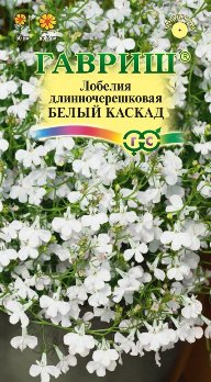  Лобелия ампельная Белый каскад 0,01г DH цв Гавриш