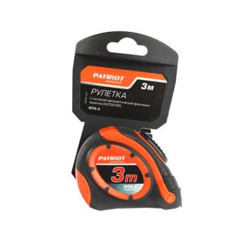  Рулетка 3м/16мм автостоп MTA-3 PATRIOT