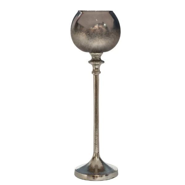  Подсвечник декоративный Black diamond d15х44,5см GARDA DECOR