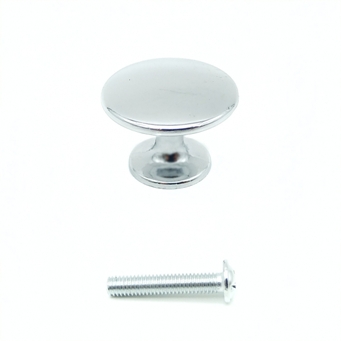  Ручка мебельная кнопка A507 CP хром 2шт StahlBuro 16656