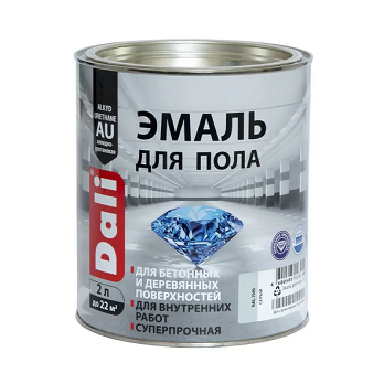  Эмаль для пола белая база А 2л арт. 12306 Рогнеда