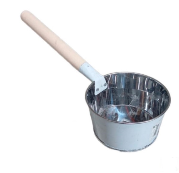  Ковш для бани 1,5л нерж сталь Мкн15