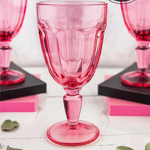  Бокал 235мл Энжой розовый 51258SLBD1