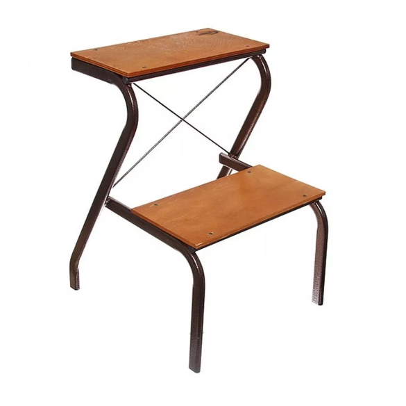  Табурет-стремянка Конек 45*42*56см антик ТС277М до 150кг* ЗМИ 