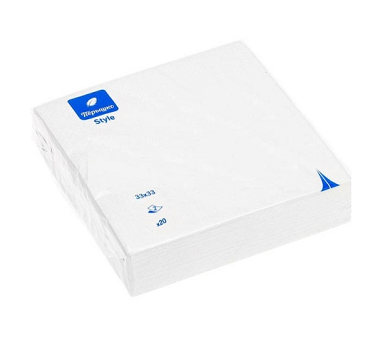  Салфетки бумажные Перышко Style Интенсив 33х33 2 слоя 20листов 1906