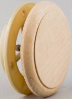  Клапан вентиляции d-125мм липа Light wood DW01395/DW02277
