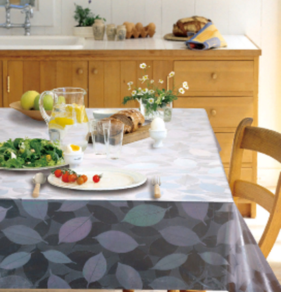  Клеенка 140см L-263 Листья 7572 Япония Meiwa 