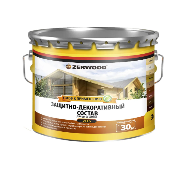  Защитно-декоративный состав Zerwood ZDS дуб 3л Ижсинтез