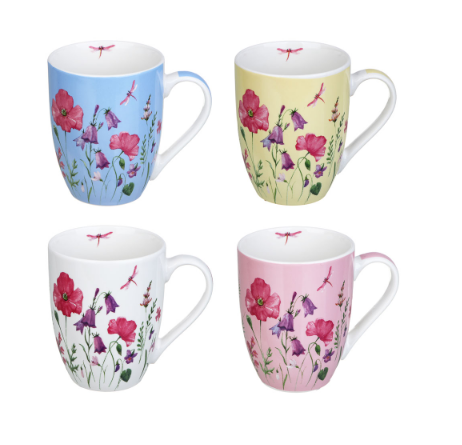  Кружка 350мл фарфор Соцветие 806-134