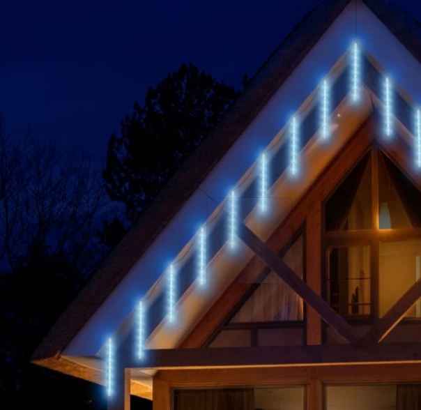  Гирлянда Сосульки 2,1м IP44 холод. ENOS-02H