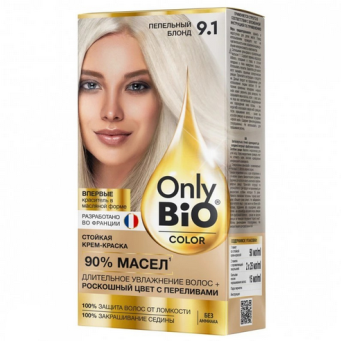  Краска для волос Only Bio Color 9.1 пепельн.блонд