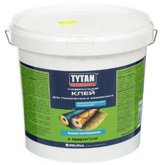  Клей для линолеума и ковролина TYTAN Professional 4кг 17394