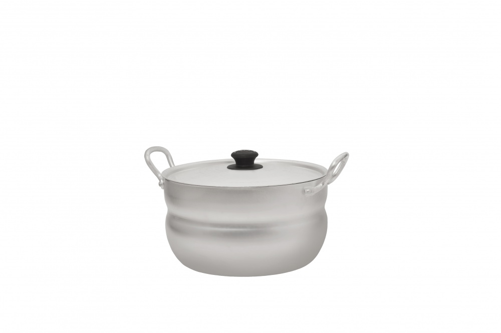  Кастрюля алюм. 15л матовая 1150