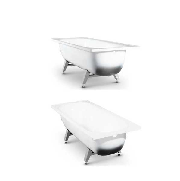  Ванна 150х70х40см стальн с опор.подст. бел орхид с рантом Antika A-50001