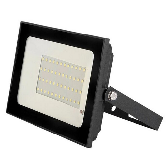  Прожектор 50W св/д с датчик движ черный 6500K IP65 General 403135/510474
