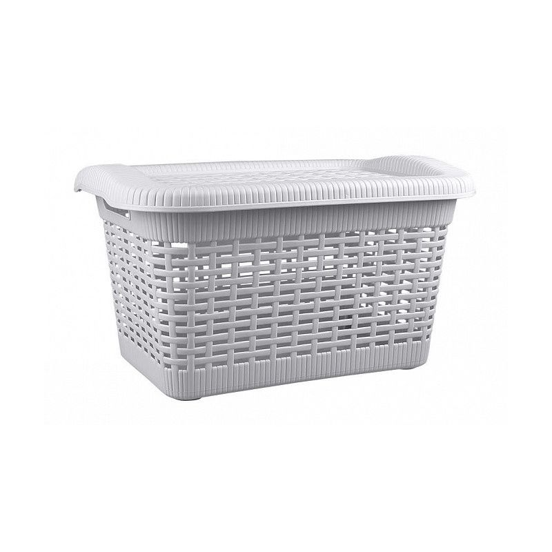  Корзина универс 20л 450*300*250 с крышкой сер 431293211