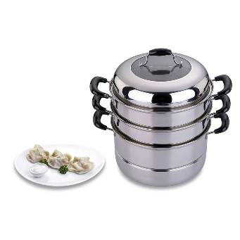  Мантоварка-кастрюля 5л 3встав d24см индкуц 933-005 Agness