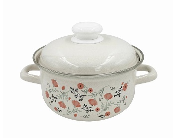  Кастрюля эмалир. 1,5л Blossom С-1508АП2/4Жм 118892
