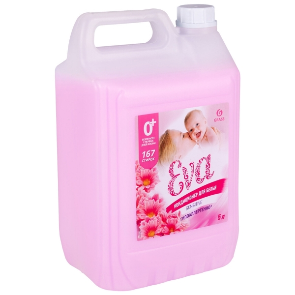  Кондиционер для белья Grass Eva 5л sensitive концентрат 125736