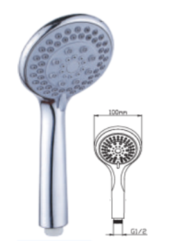  Лейка для душа 5реж d100мм G9071701 Gota Rocio