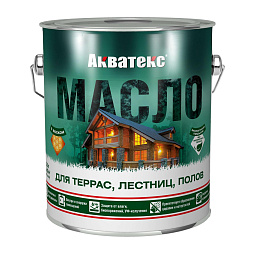  Деревозащитное масло Акватекс 2,5л графит 65199  Рогнеда