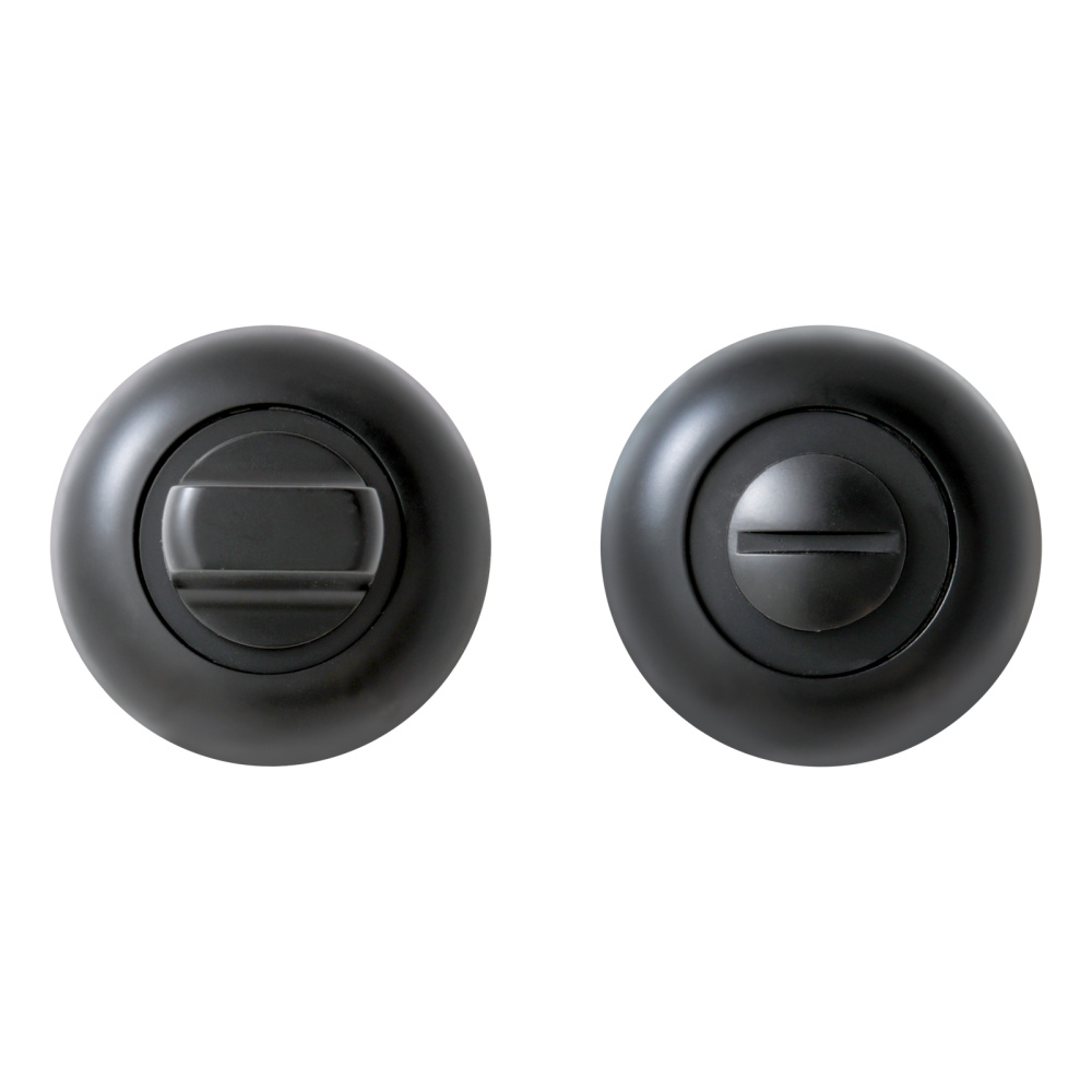  Завертка  P-BK-R1 BL матовый черный кругл (100,5) Стандарт