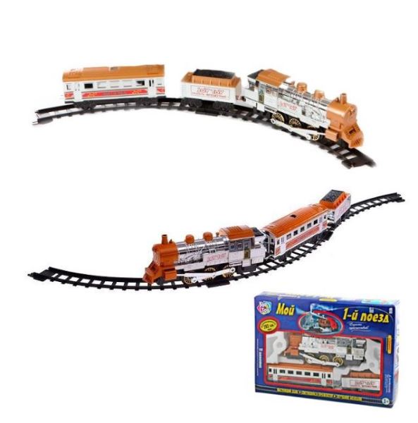  Железная дорога на бат Мой первый поезд Joy Toy 129-065