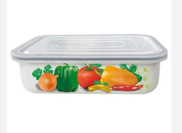  Лоток эмалир. 1,5л с п/э крышкой осенний 42504-082/4.03-У9