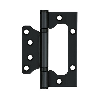  Петля без врезки 100*70*2,3 черный IN4000W BL 100/P-2B Ajax 45305