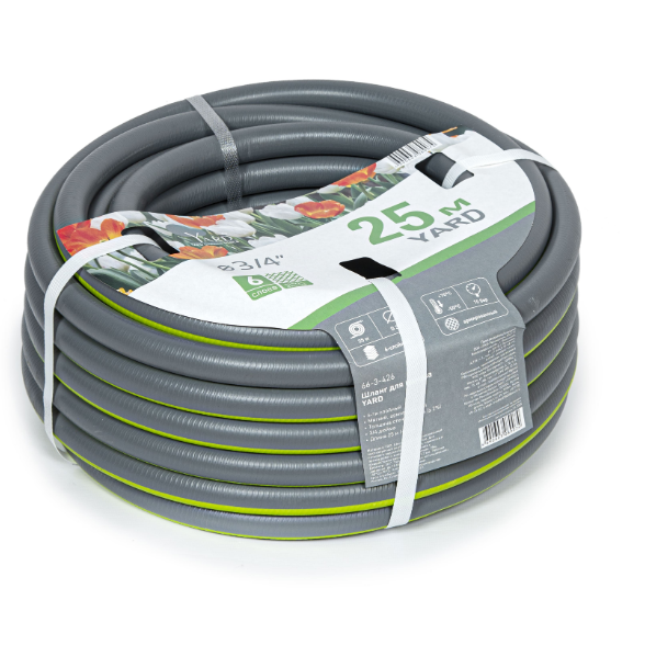  Шланг полив Ярд ТЭП 3,7мм(3/4) 25м армир мягкий 66-3-426