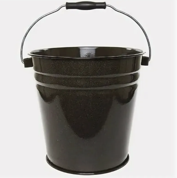  Ведро эмал. б/кр 12л коричневый рябчик С1124ДР/РК 121945